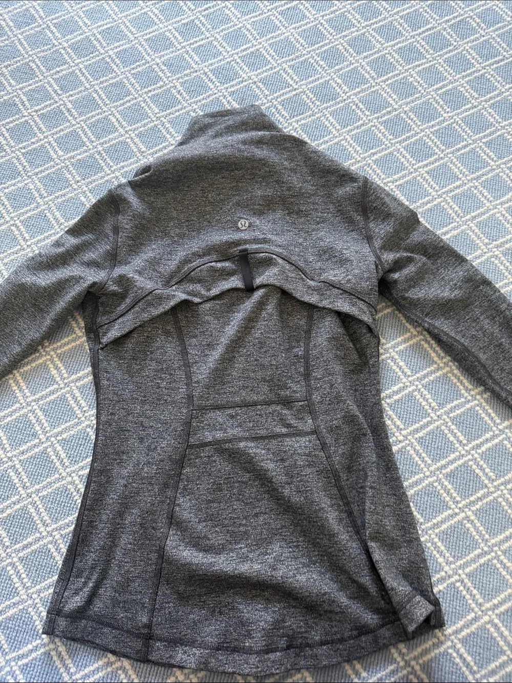 lululemon athletica Heathered Gray Full-Zip Hoodie
